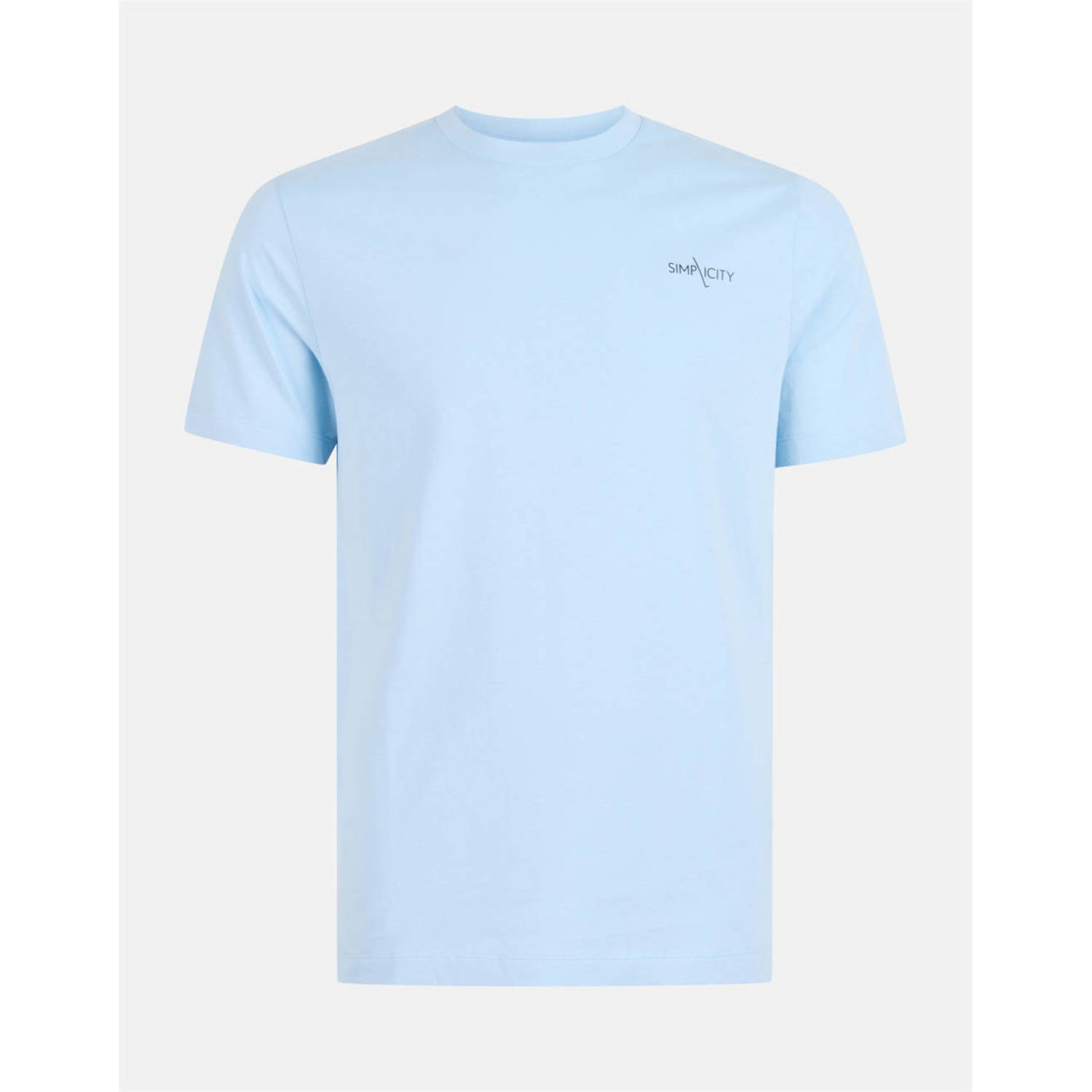 Shoeby T-shirt Artwork T-shirt Lichtblauw met printopdruk lichtblauw