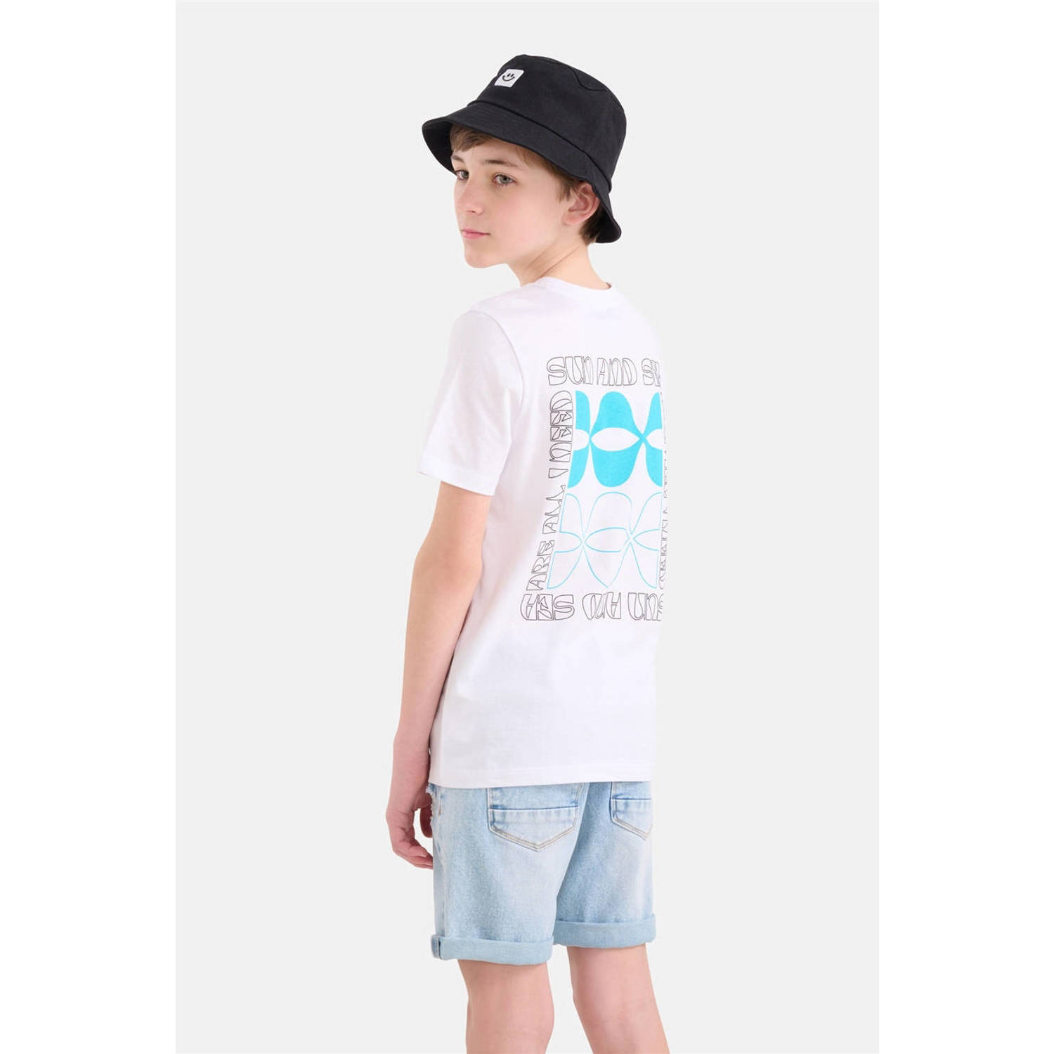 Shoeby T-shirt met backprint wit