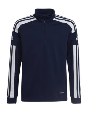 Junior  sportpully Squadra 21 donkerblauw/wit