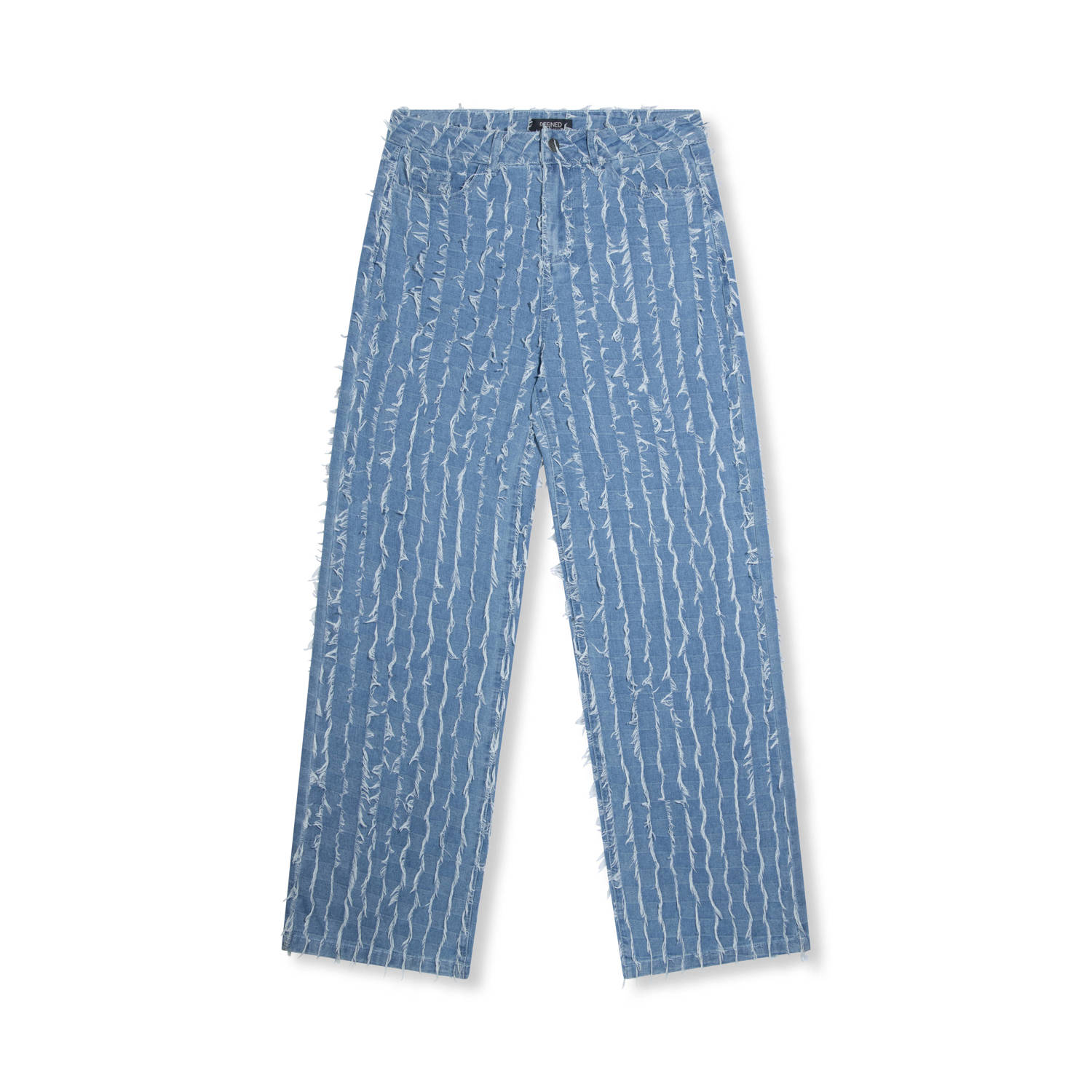 Refined Department high waist straight jeans Cherry medium blue denim