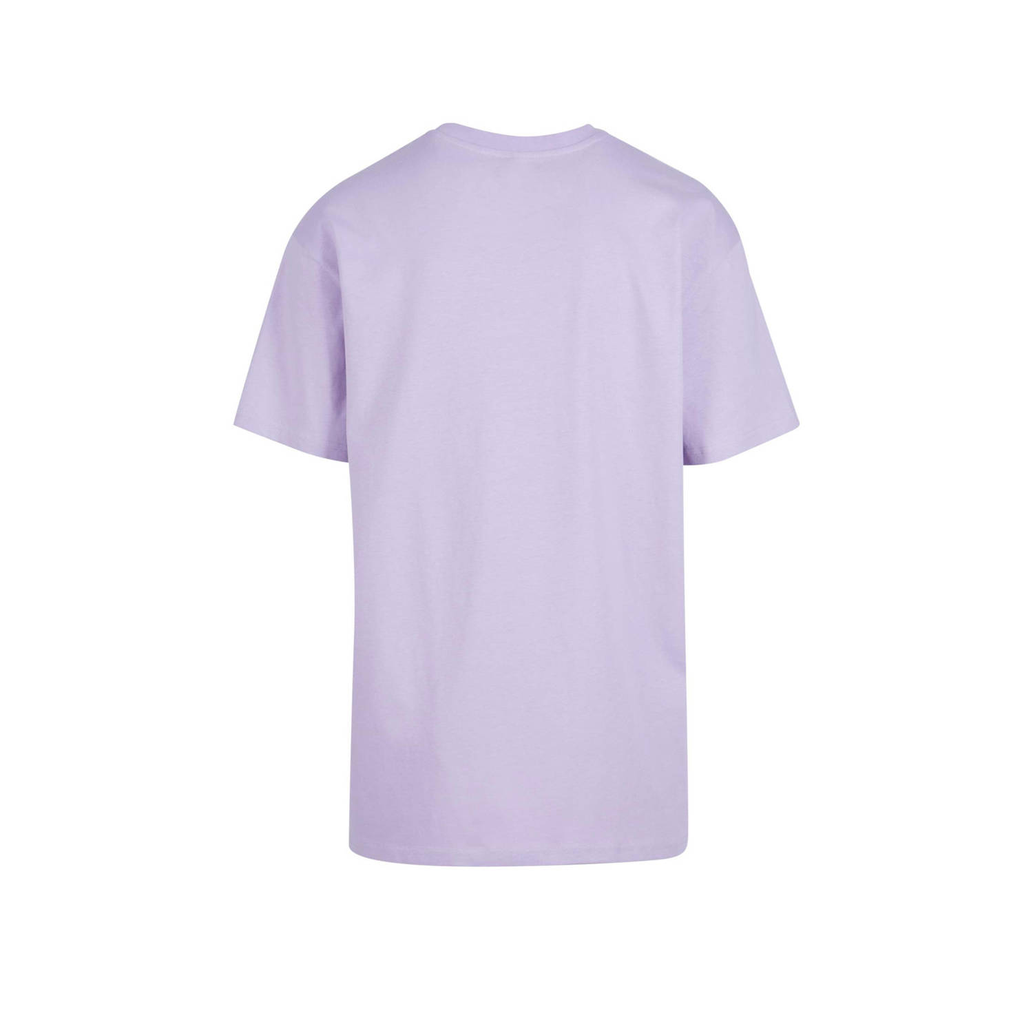 Mister Tee T-shirt met printopdruk lila
