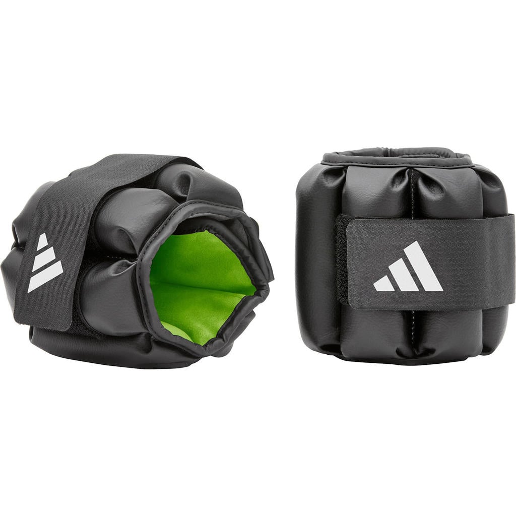 adidas enkel- en polsgewichten 2 kg zwart/limegroen