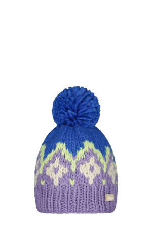 pompon muts Curley blauw