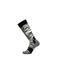 Barts skisokken Tech met zebrapint grijs