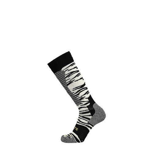 Barts skisokken Tech met zebrapint grijs afbeelding