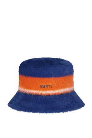 bucket hat Amylee blauw/oranje