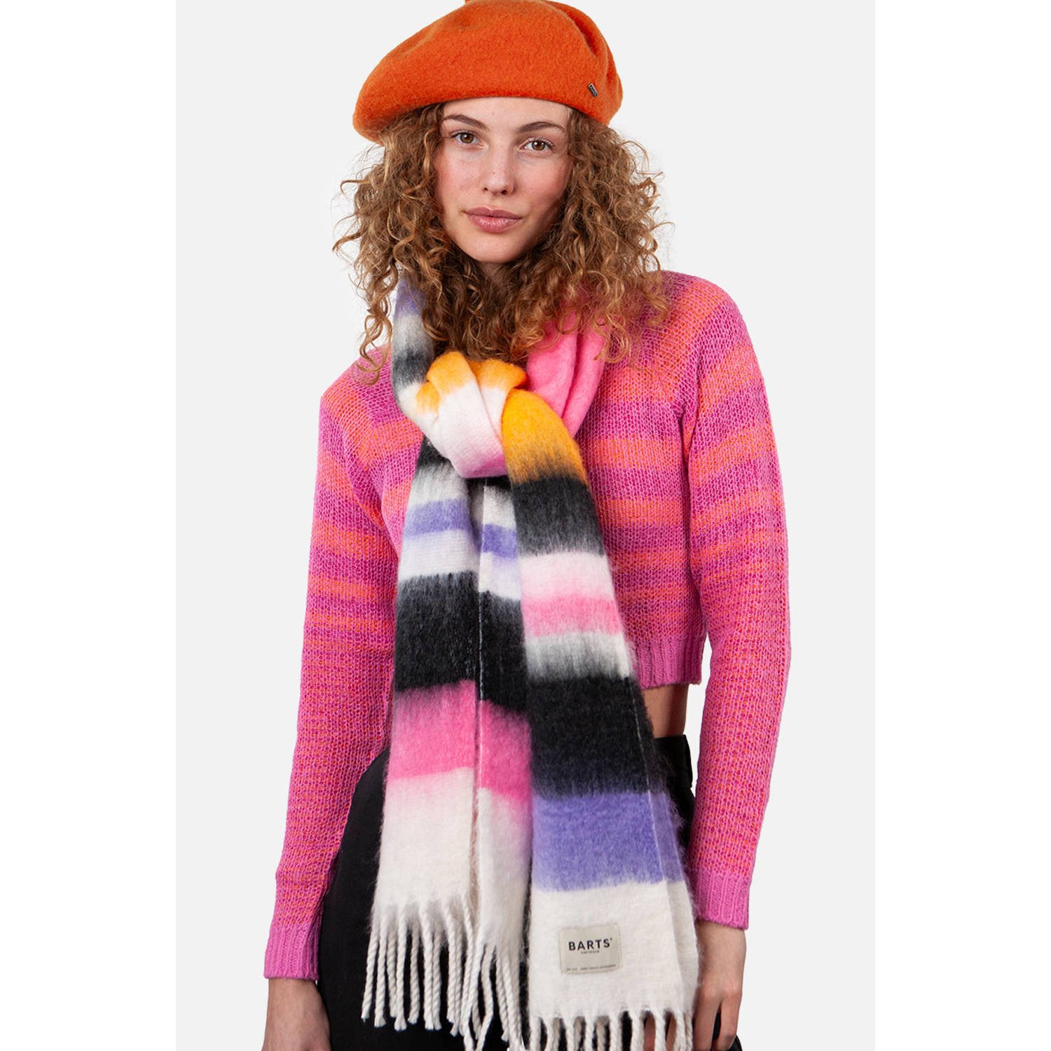 Barts Sjaal met franjes model 'Eluzabeth'