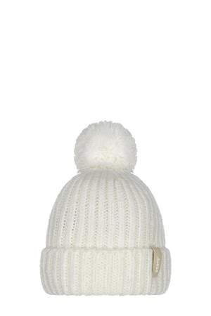 pompon muts Joansy ecru