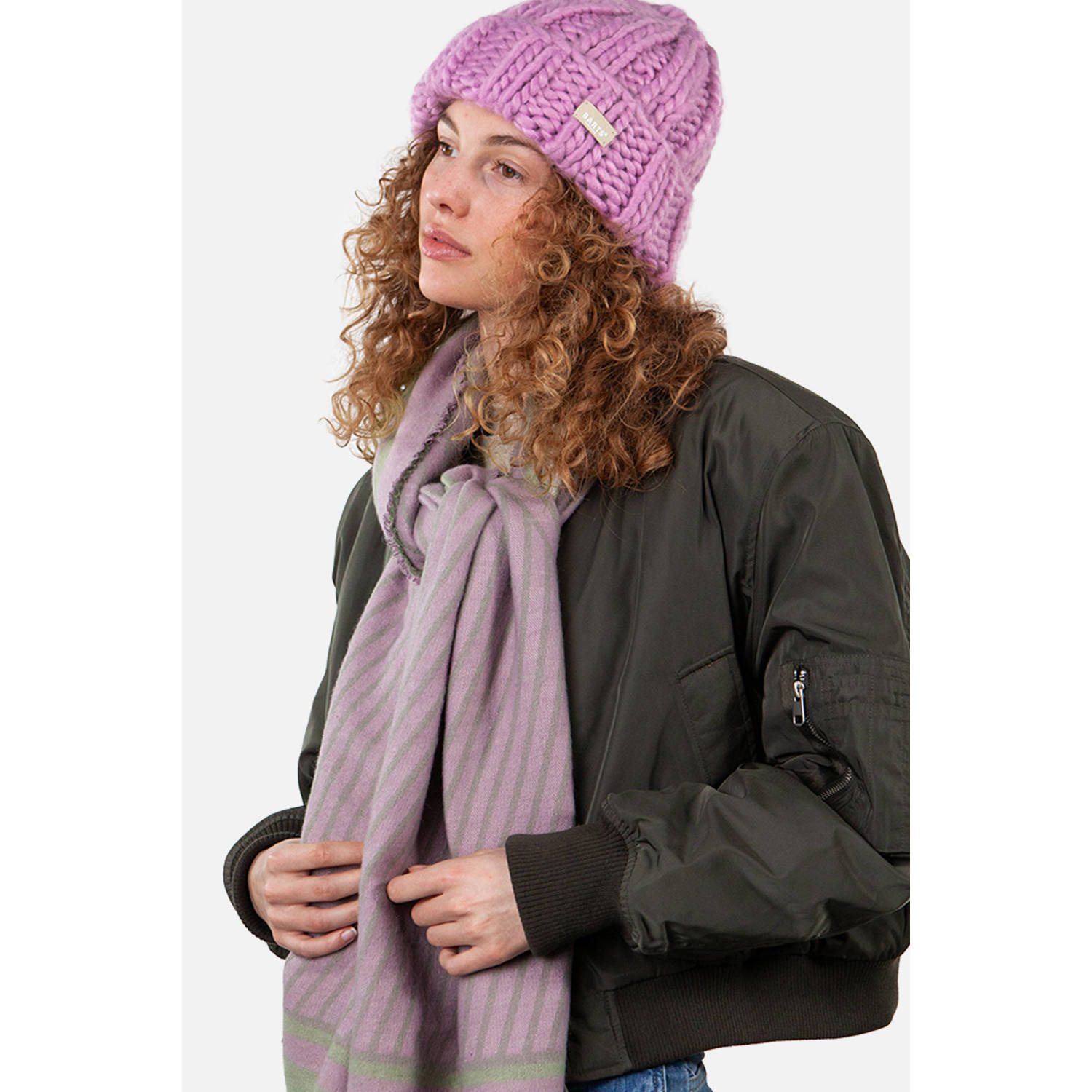 Barts muts Hermitta roze
