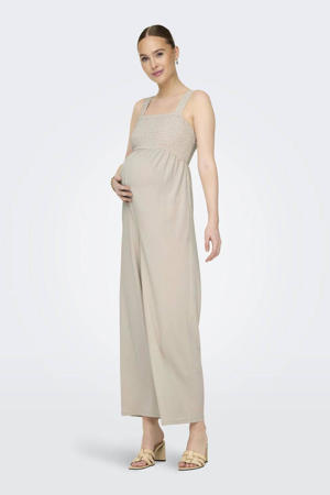 zwangerschapsjumpsuit OLMELISE beige