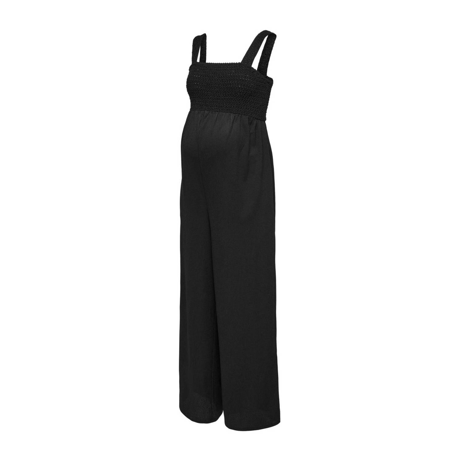 ONLY MATERNITY zwangerschapsjumpsuit OLMELISE zwart