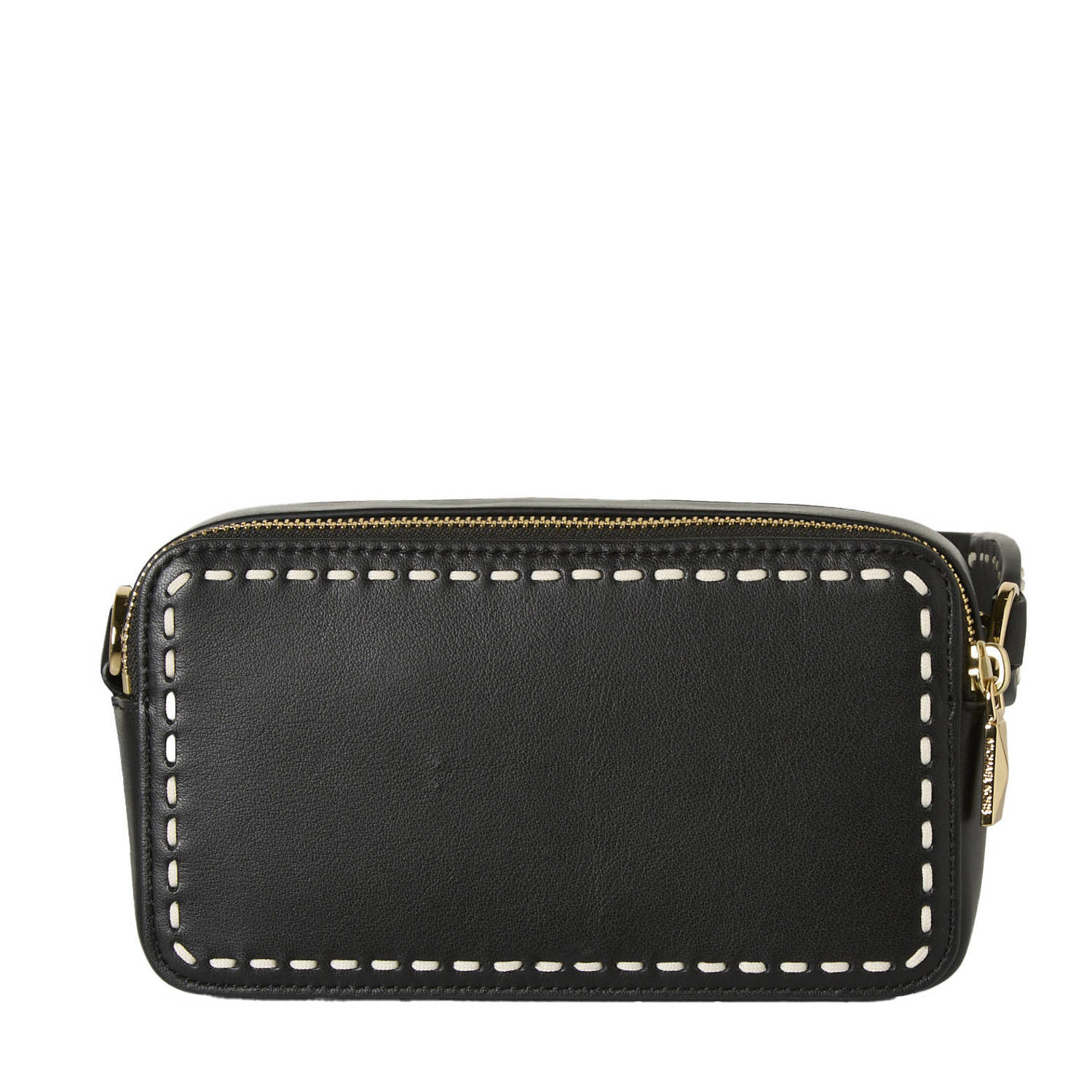 Michael Kors leren crossbody tas Jet Set Small zwart