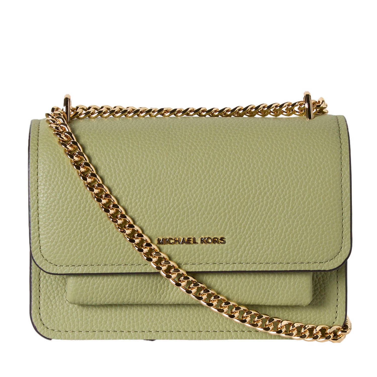 Michael Kors Groene Crossbody Schoudertas Claire Green Dames