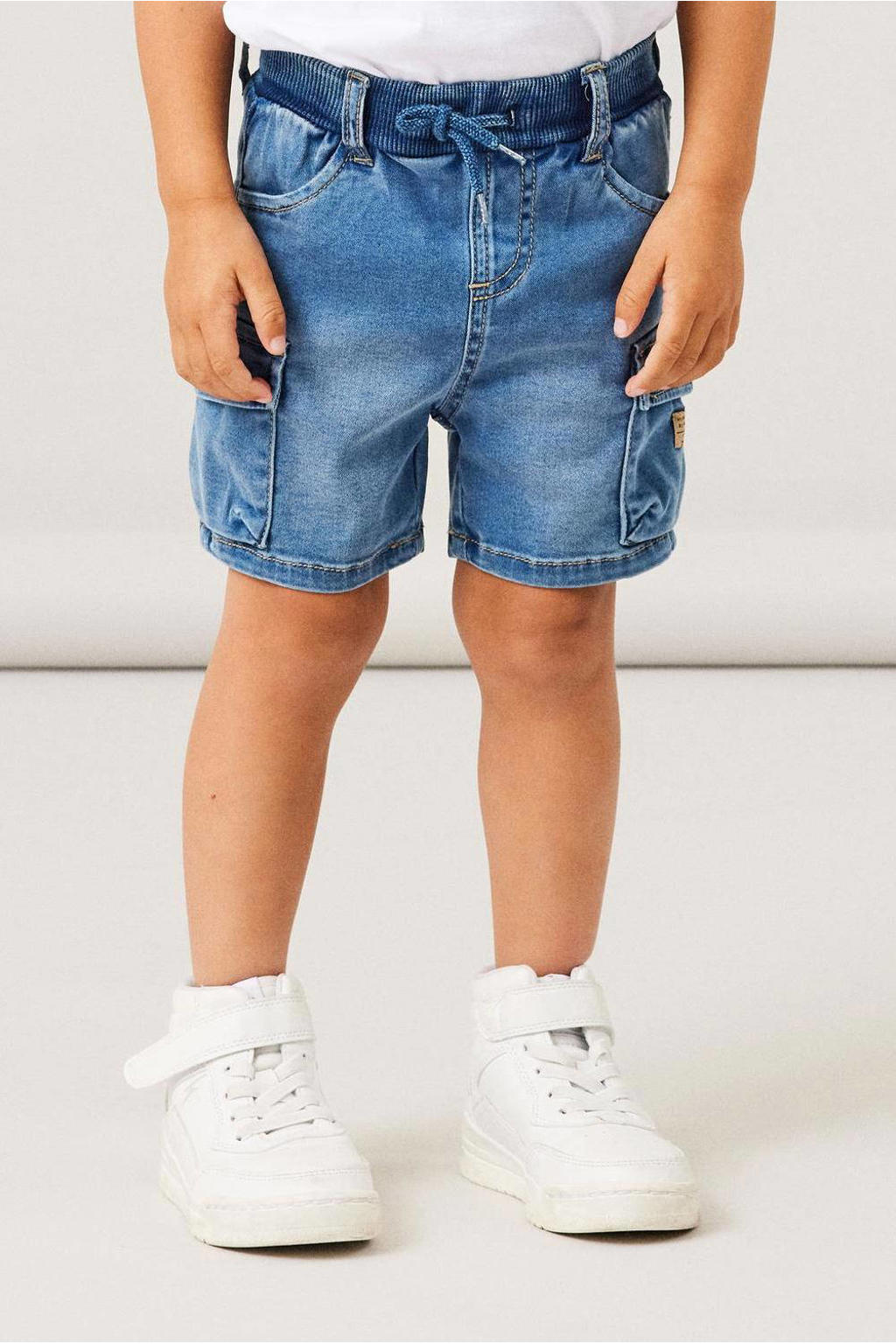 NAME IT MINI cargo short NMMBEN medium blue denim