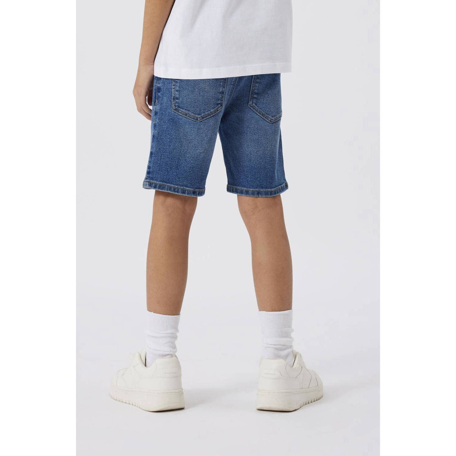 NAME IT KIDS regular fit denim short NKMRYAN dark blue denim