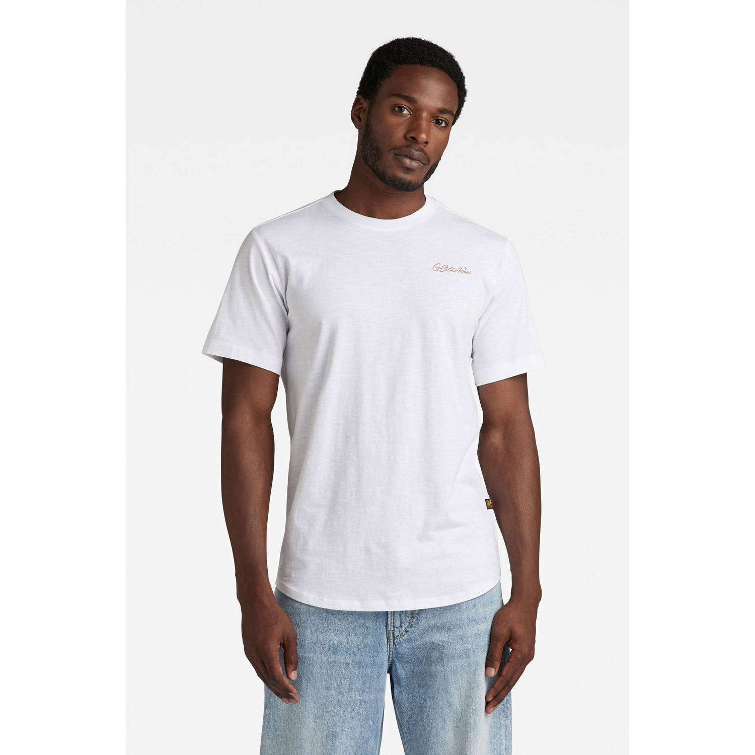 G-Star RAW regular fit T-shirt met backprint