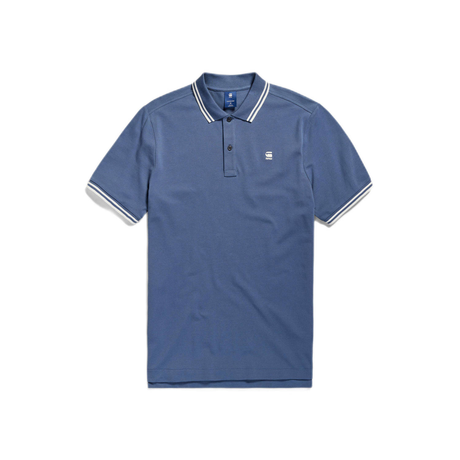 G-Star Slim Stripe Poloshirt met Polokraag Blue Heren