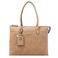 Castelijn & Beerens  15.6 inch leren laptoptas Carisma beige