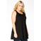 YOEK a-lijn top Plus Size - zwart