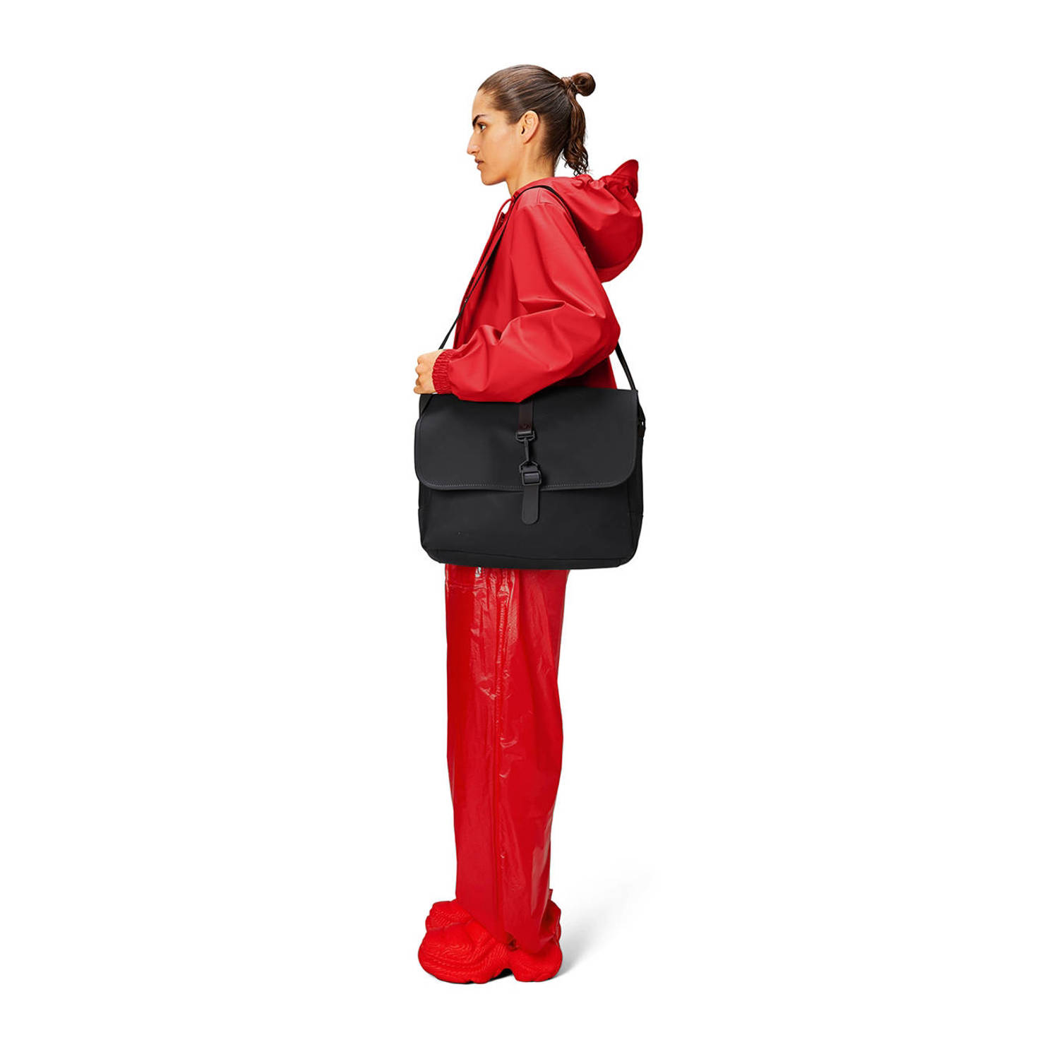 Rains Stijlvolle Waterdichte Tas voor Dagelijks Gebruik Black Unisex