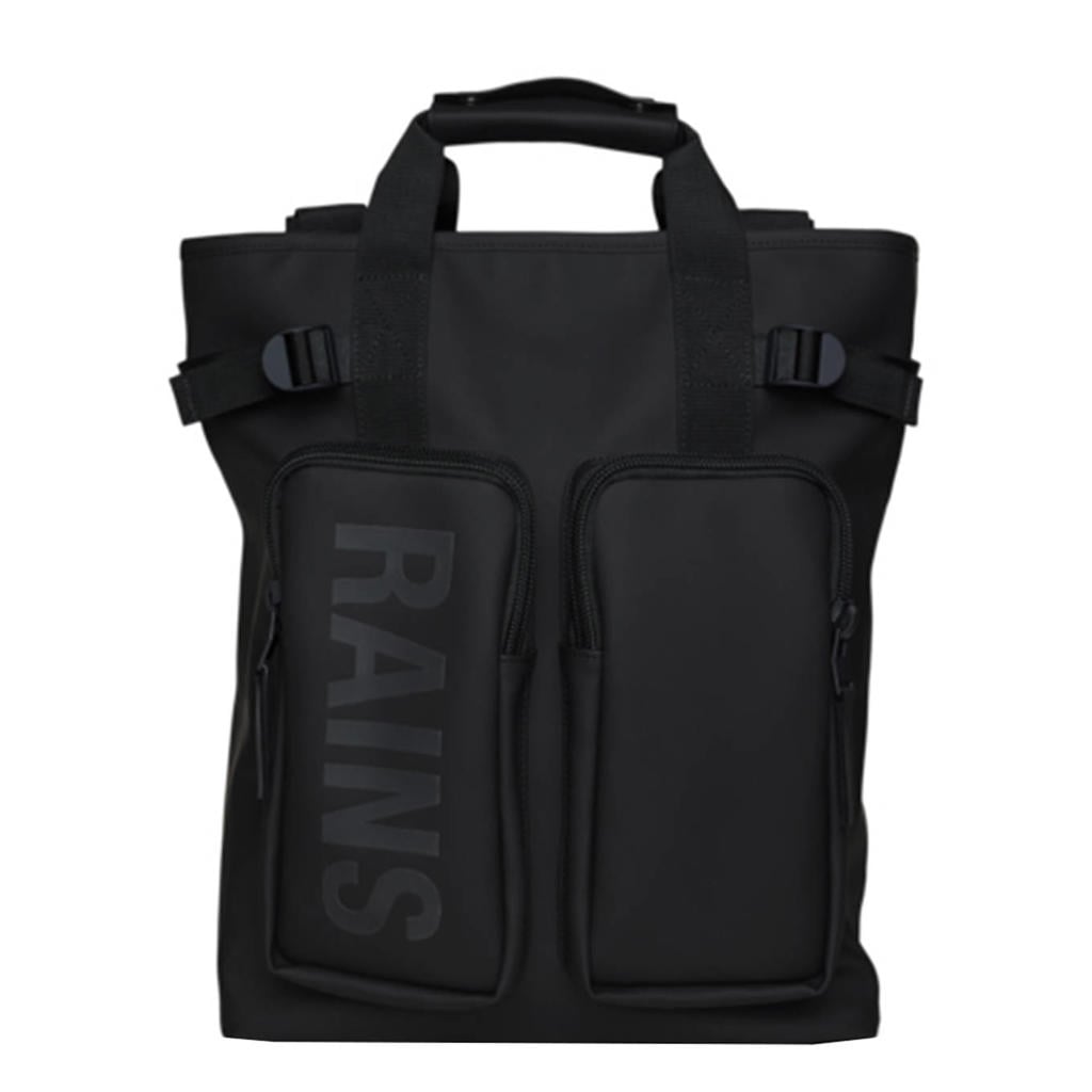 Rains rugzak Tote Backpack W3 zwart
