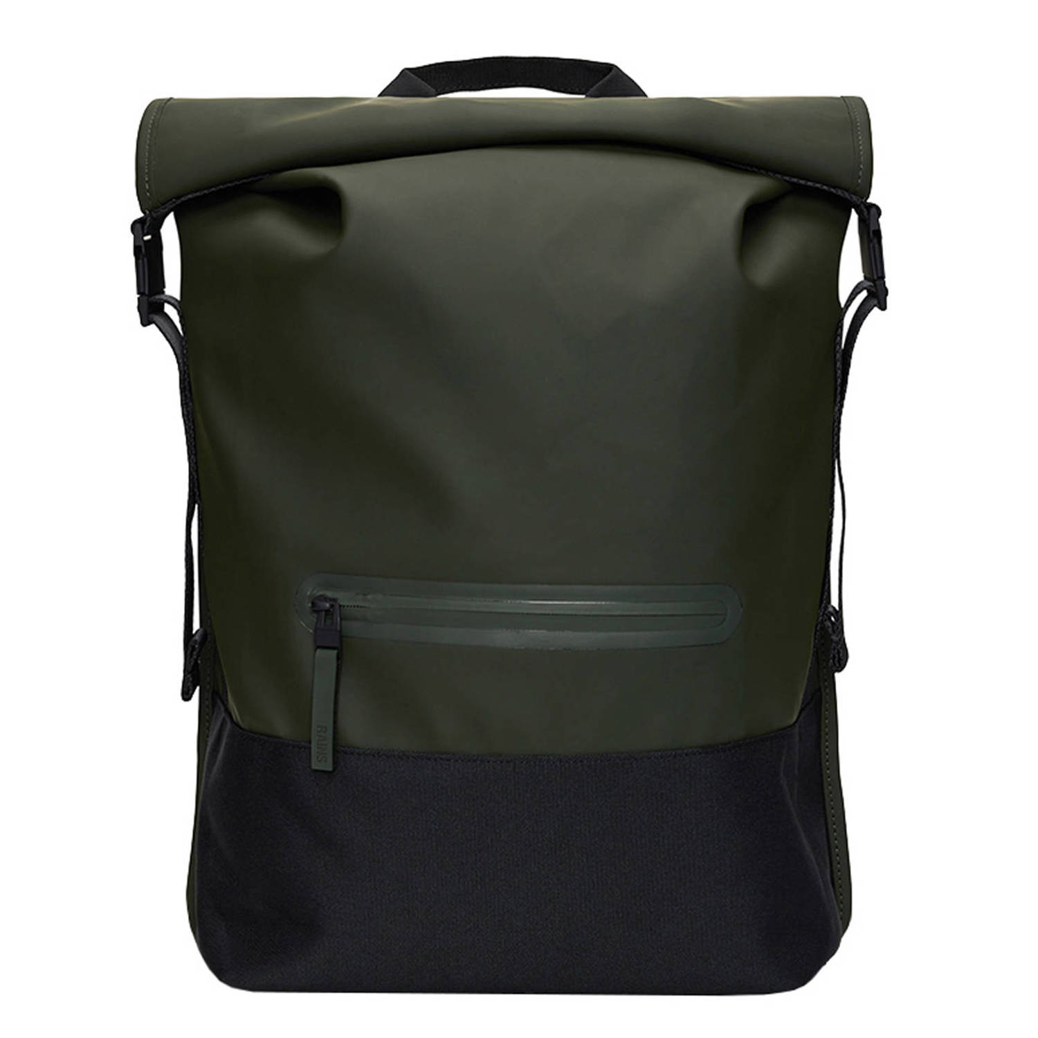 Rains Sportieve Trail Rolltop Rugzak Green Unisex
