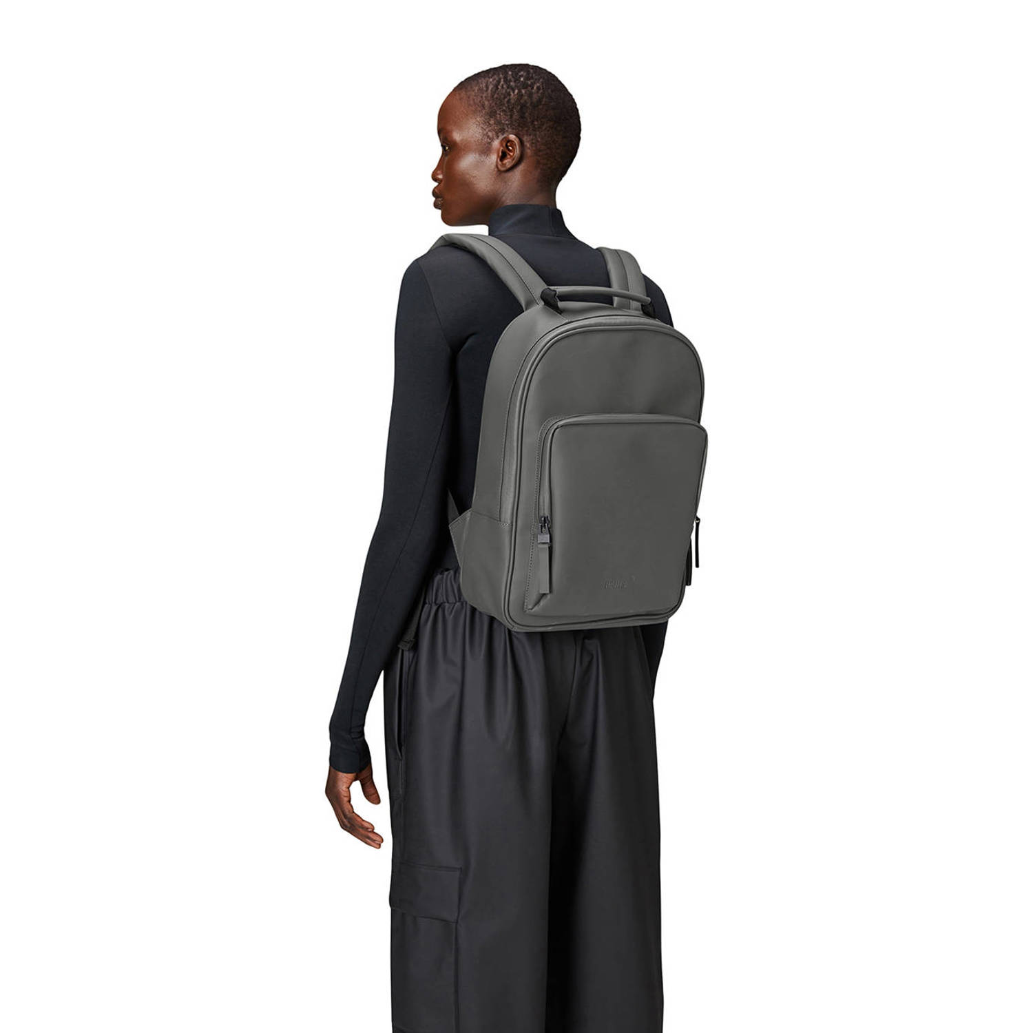 Rains rugzak Book Daypack W3 grijs