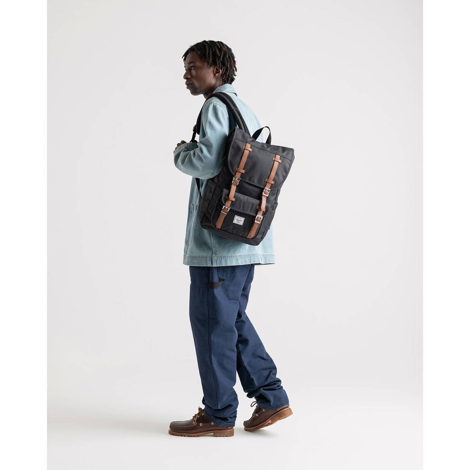 Herschel rugzak Little America Mid oudroze