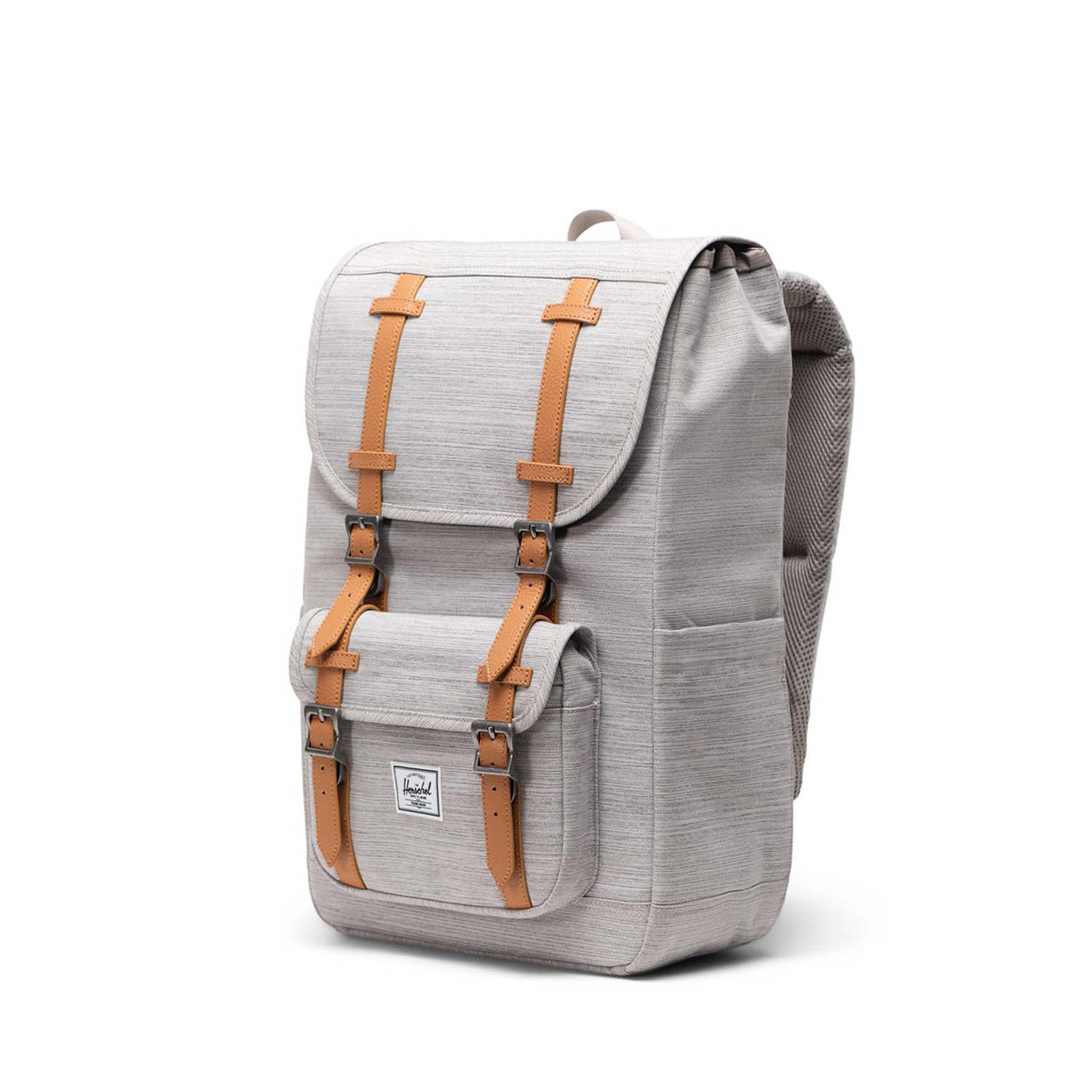 Herschel rugzak Little America Mid light grey crosshatch