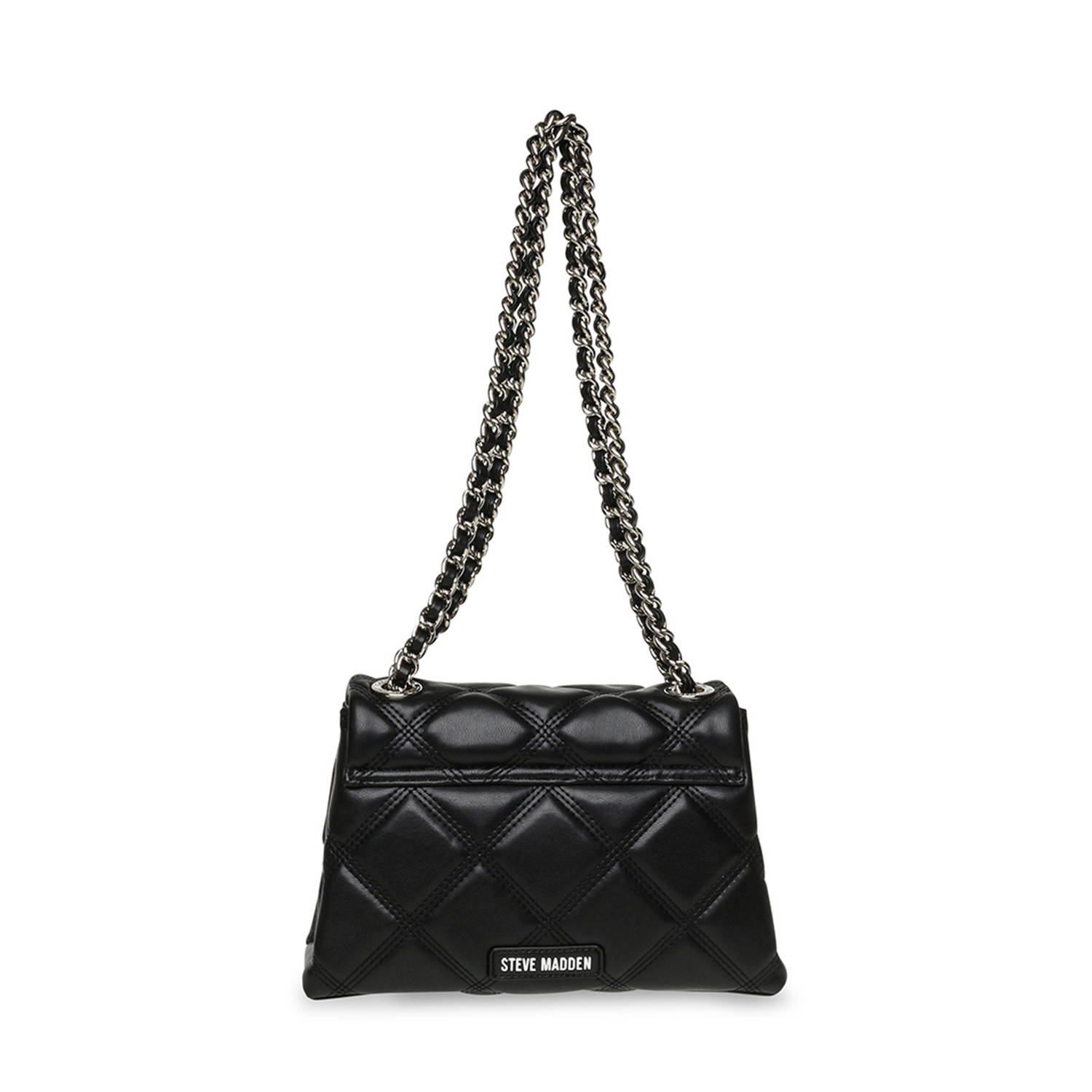 Steve Madden doorgestike crossbody tas BVOLTURI zwart