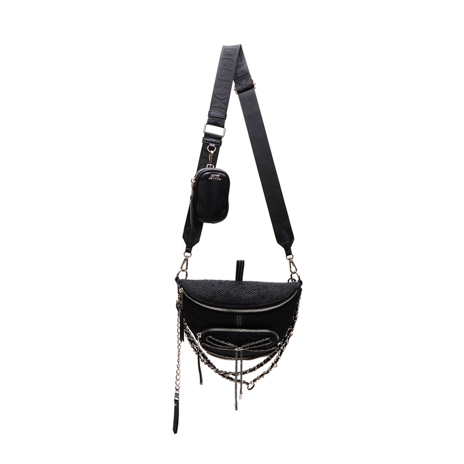 Steve Madden crossbody tas BRAPID zwart