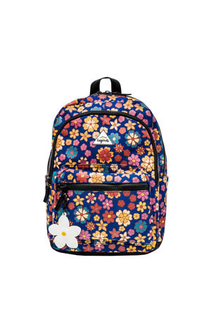 rugzak L met bloemenprint multi