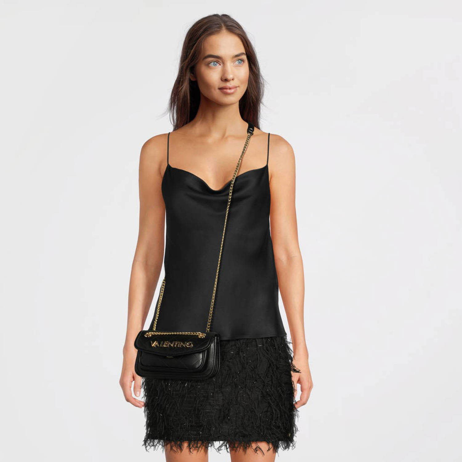 Valentino Bags crossbody tas Mansion zwart