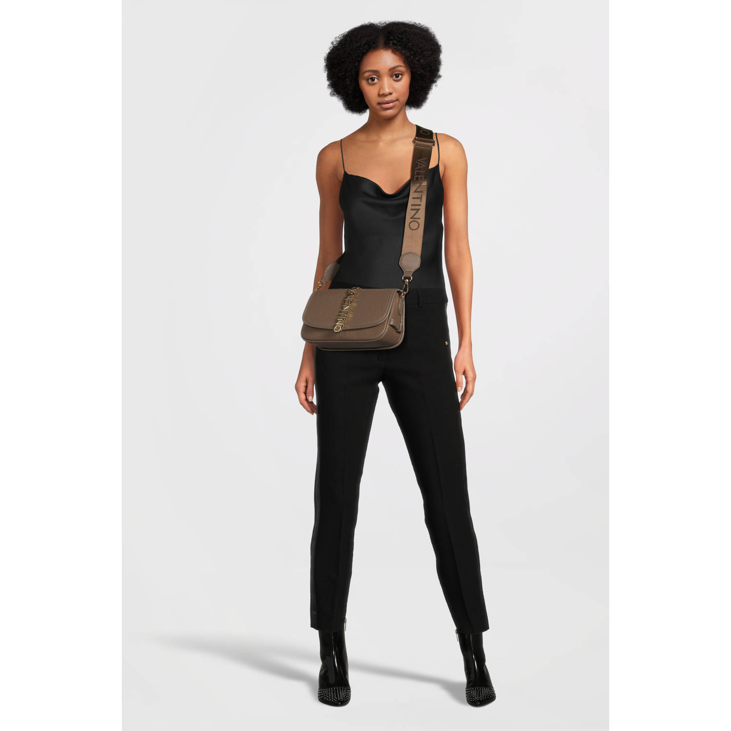 Valentino Bags crossbody tas Zeno taupe