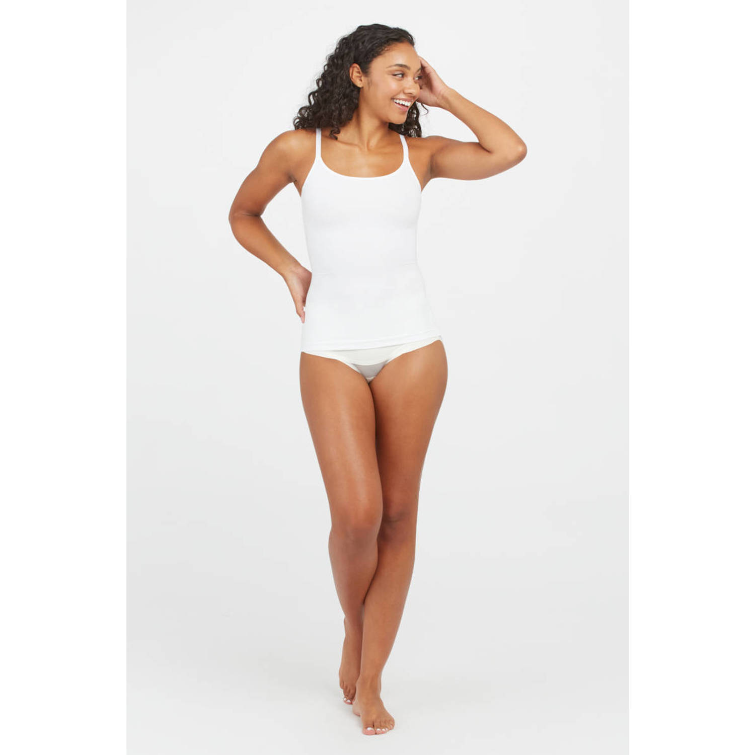 SPANX Socialight medium corrigerend hemd wit
