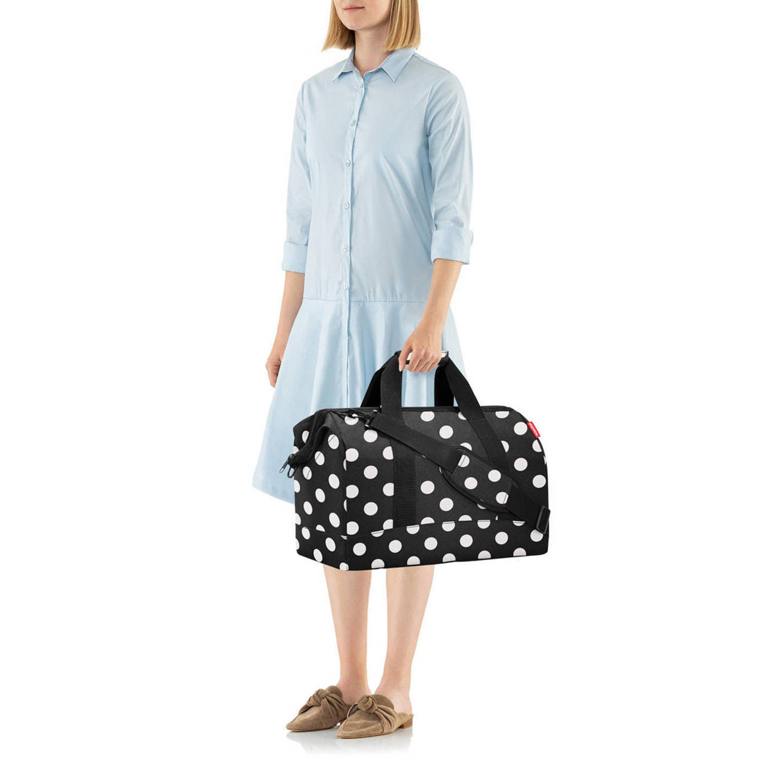 Reisenthel reistas Travelling Allrounder L zwart wit
