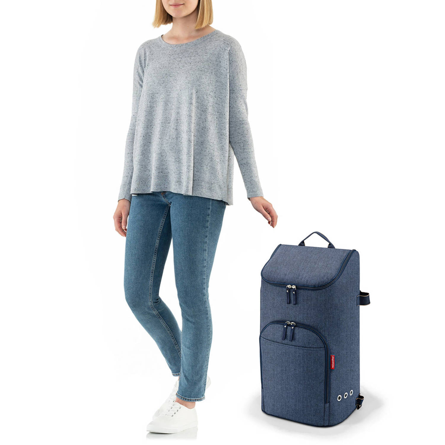 Reisenthel boodschappentrolley Shopping Citycruiser blauw