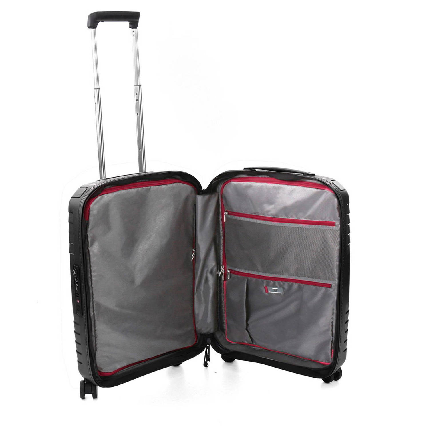 Roncato trolley Ypsilon 4.0 55 cm. zwart
