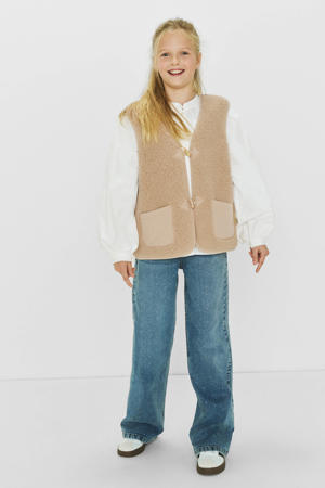 teddy gilet Roa beige