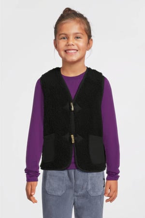 teddy gilet Roa zwart