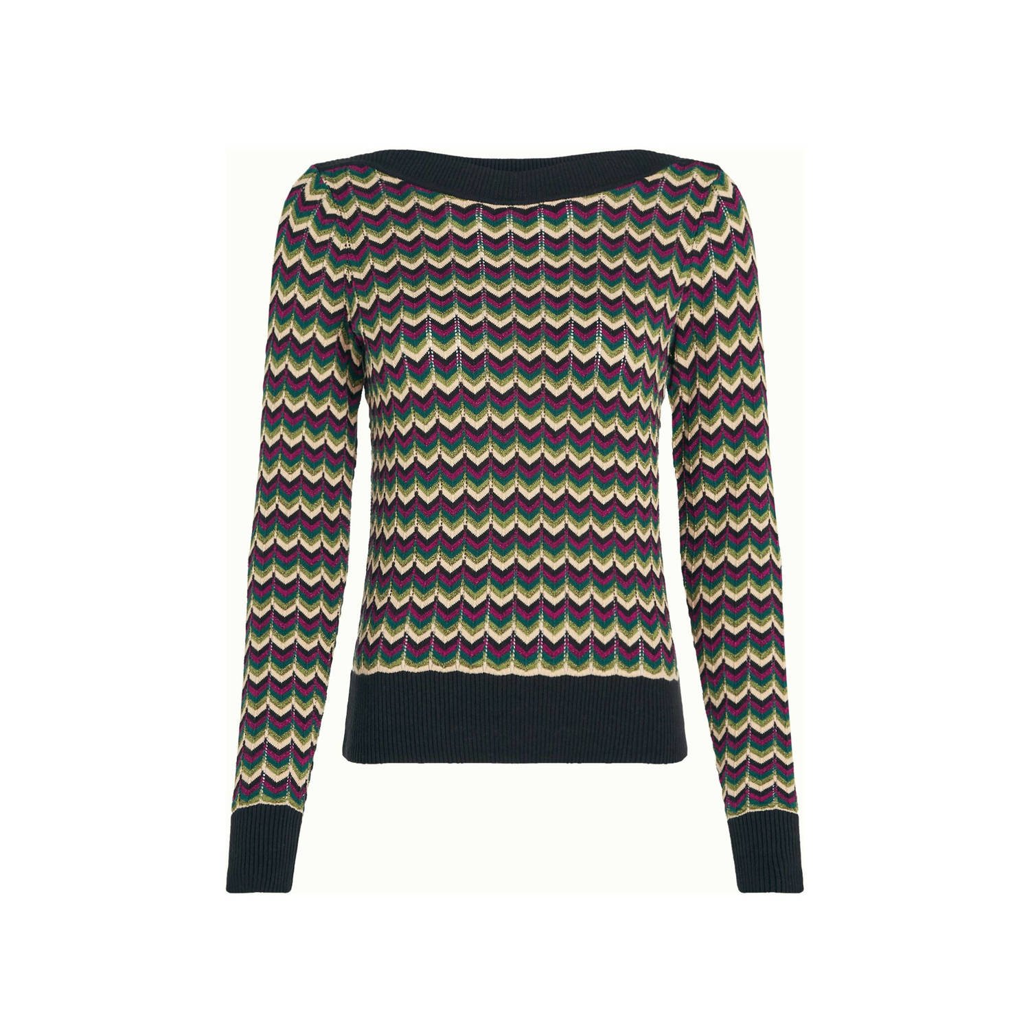 King louie Audrey Top Lange Mouw Woogie Multicolor Dames