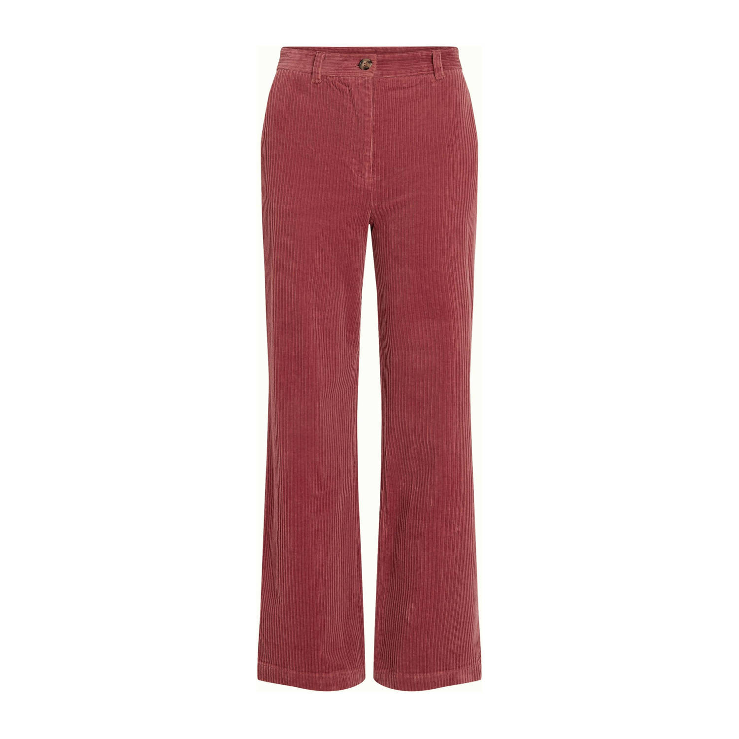 King Louie corduroy wide leg broek Marcie roze