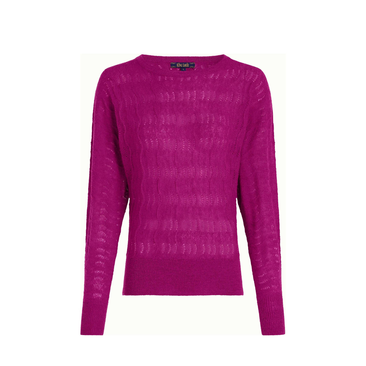 King louie Valentina Lange Mouw Top Purple Dames