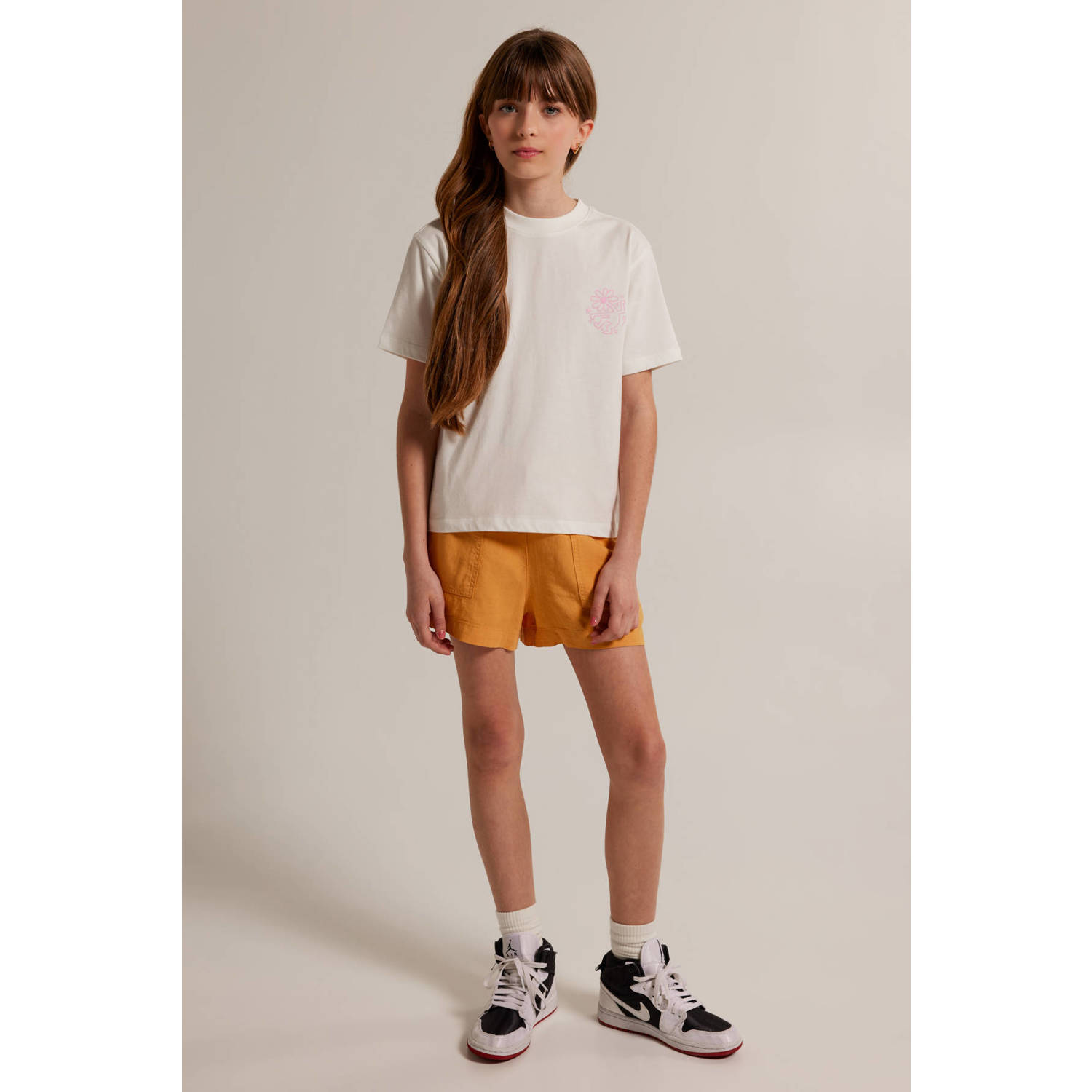 America Today T-shirt met backprint