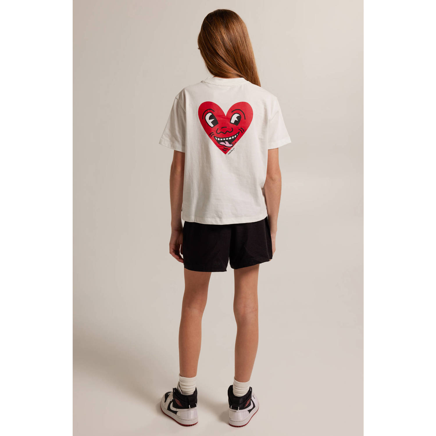 America Today T-shirt met backprint