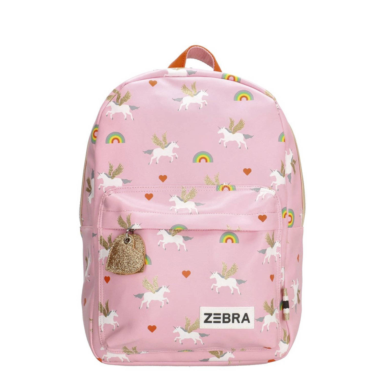 Zebra Trends rugzak Unicorn Love M roze