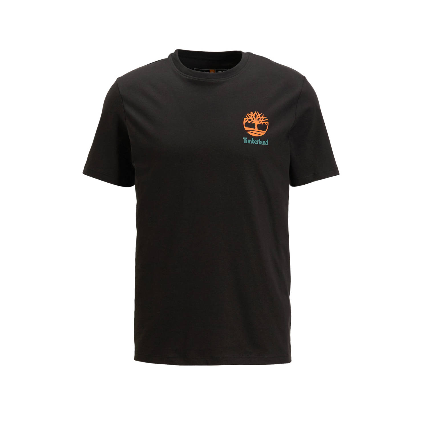 Timberland T-shirt met backprint zwart