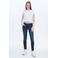 LTB low waist skinny jeans Molly dark blue denim