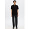 Selected regular fit polo SLHFAVE zwart
