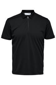 thumbnail: Selected regular fit polo SLHFAVE zwart